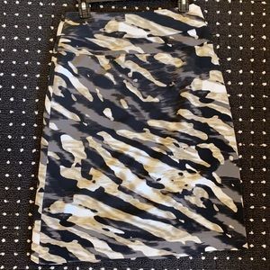 Worthington print skirt